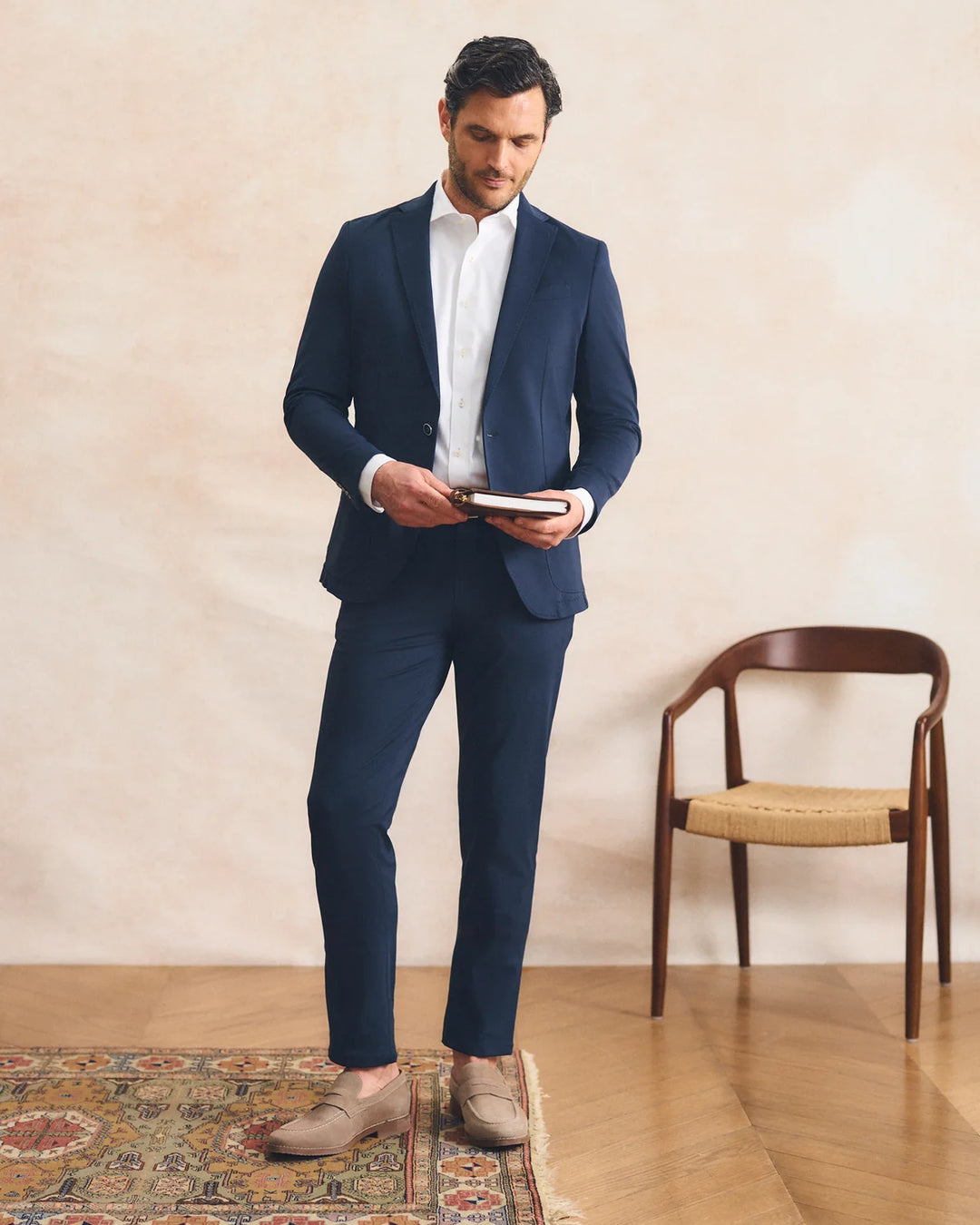 HOFFMAN PERFORMANCE BLAZER (NAVY) - JOHNNIE-O