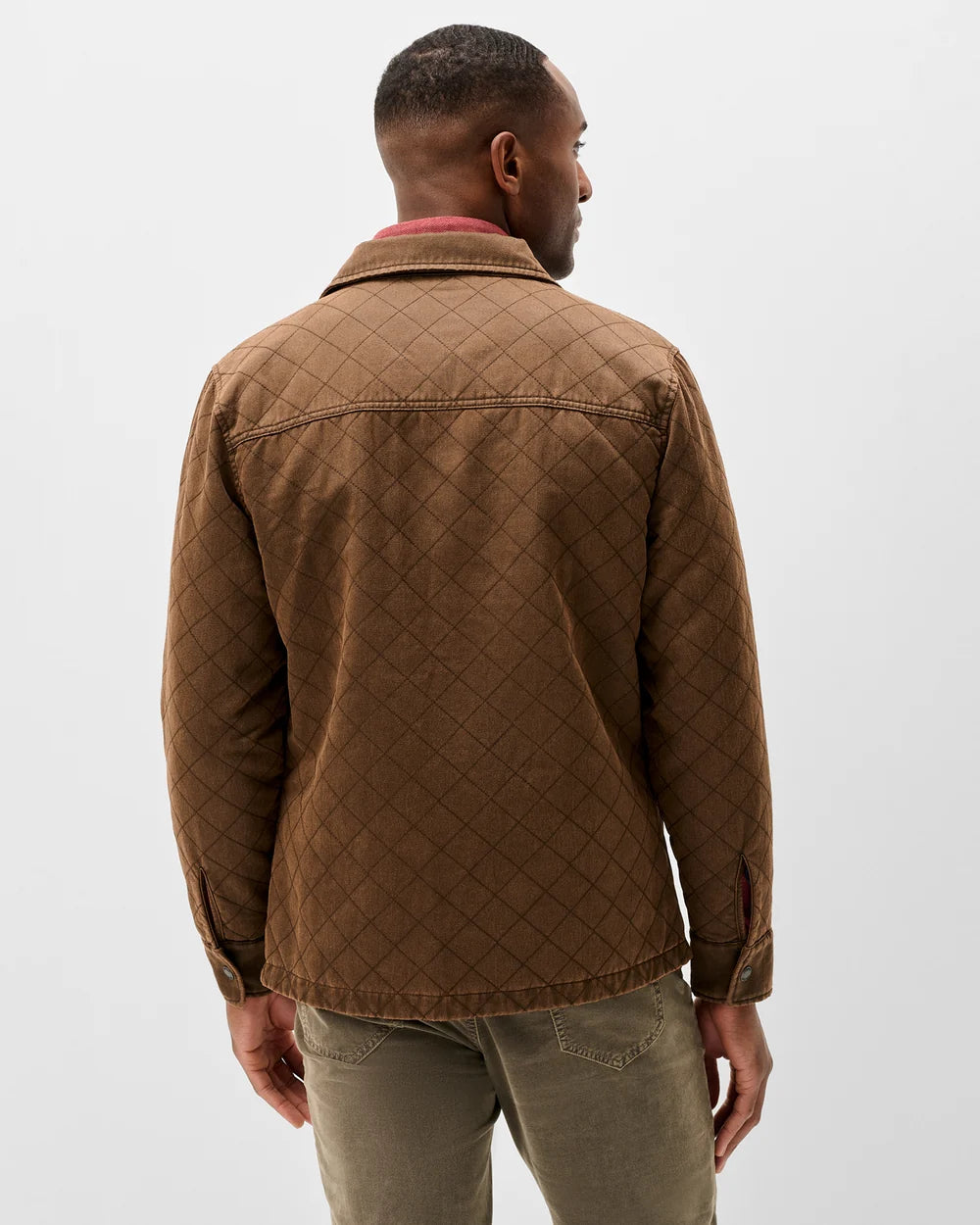QUILTED CHORE JACKET (RUSSET) - JOHNNIE-O
