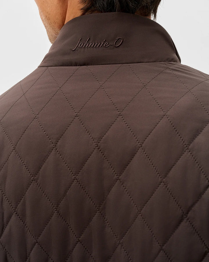 JUNO QUILTED COAT (COCOA) - JOHNNIE-O