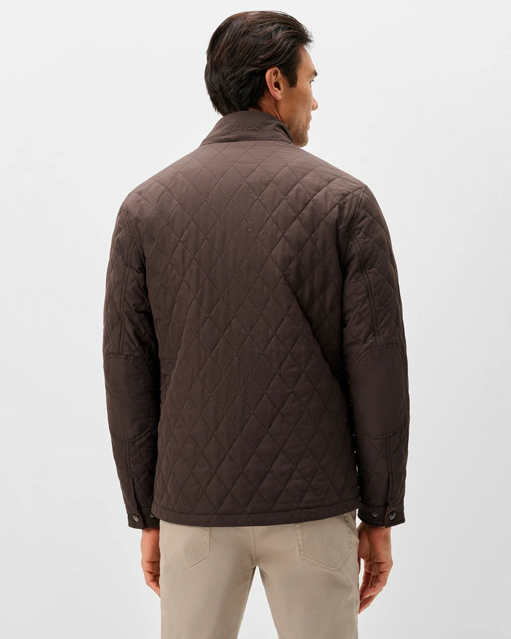 JUNO QUILTED COAT (COCOA) - JOHNNIE-O