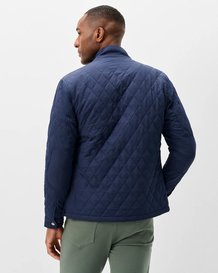 JUNO QUILTED COAT (NAVY) - JOHNNIE-O