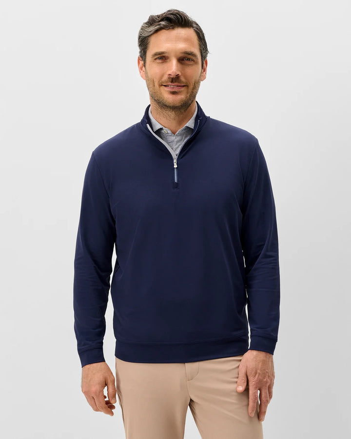 MOTION 1/4 ZIP PULLOVER (NAVY) - JOHNNIE-O