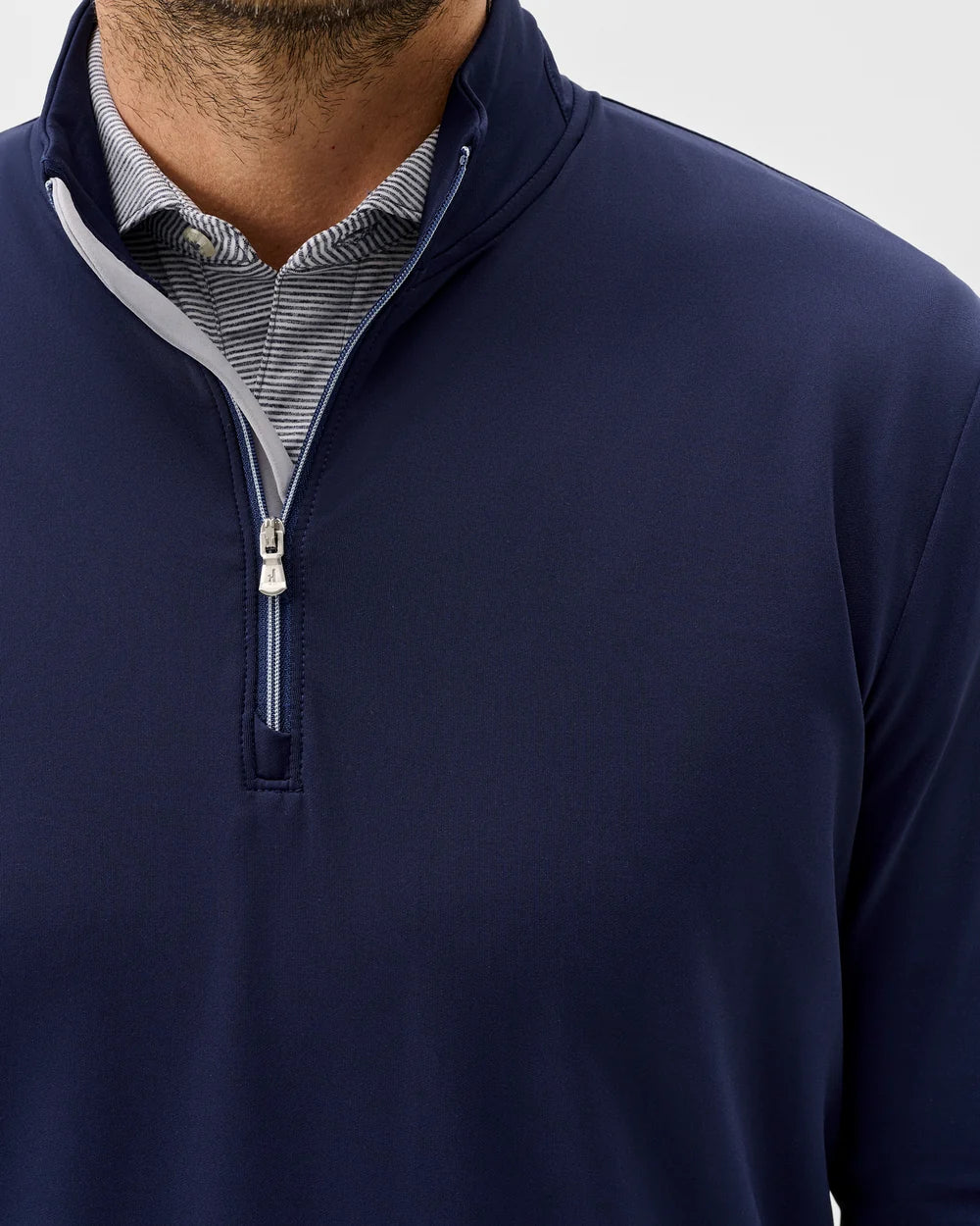 MOTION 1/4 ZIP PULLOVER (NAVY) - JOHNNIE-O