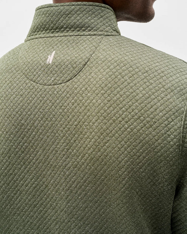 ROCKWELLS BUTTON PULLOVER (FOREST) - JOHNNIE-O