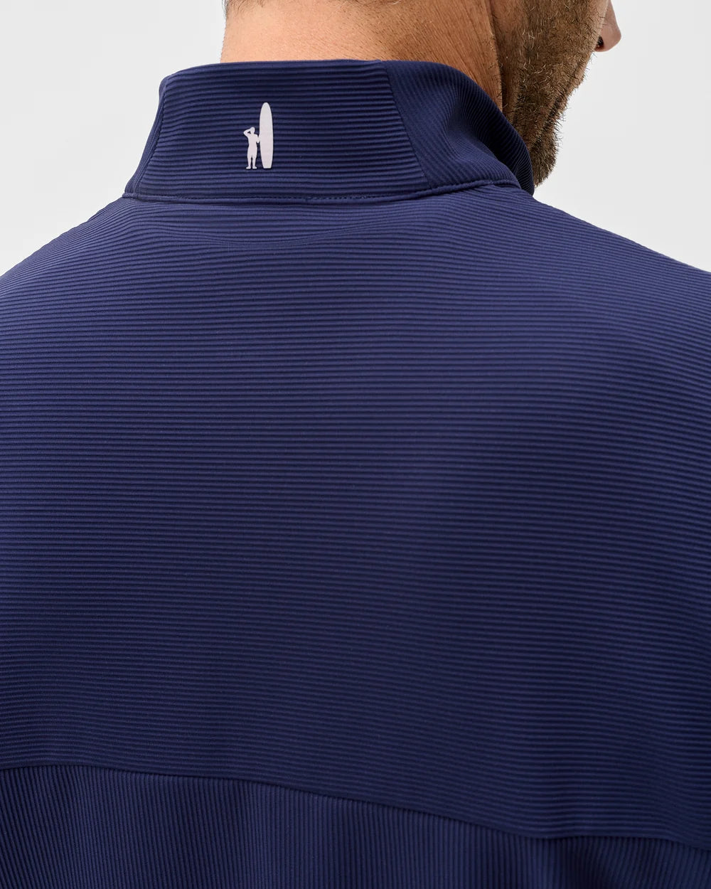 HOPPIN' 1/4 ZIP PULLOVER (NAVY) - JOHNNIE-O