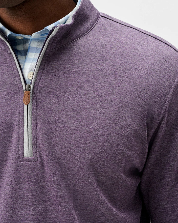 SULLY 1/4 SWEATER (HUCKLEBERRY) - JOHNNIE-O
