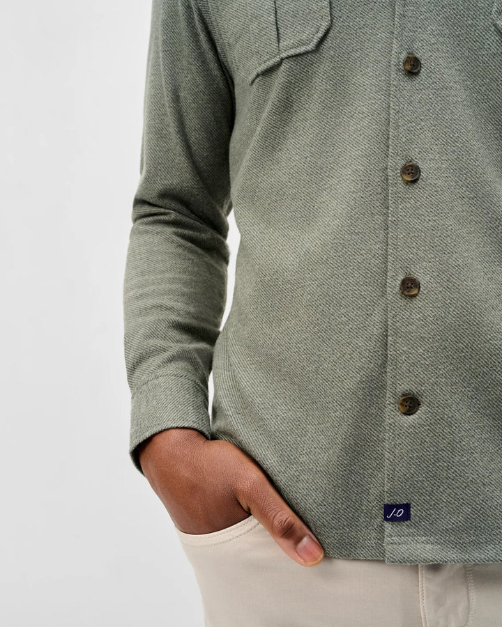 SEQUOIA TWILL SHIRT (FOREST) - JOHNNIE-O