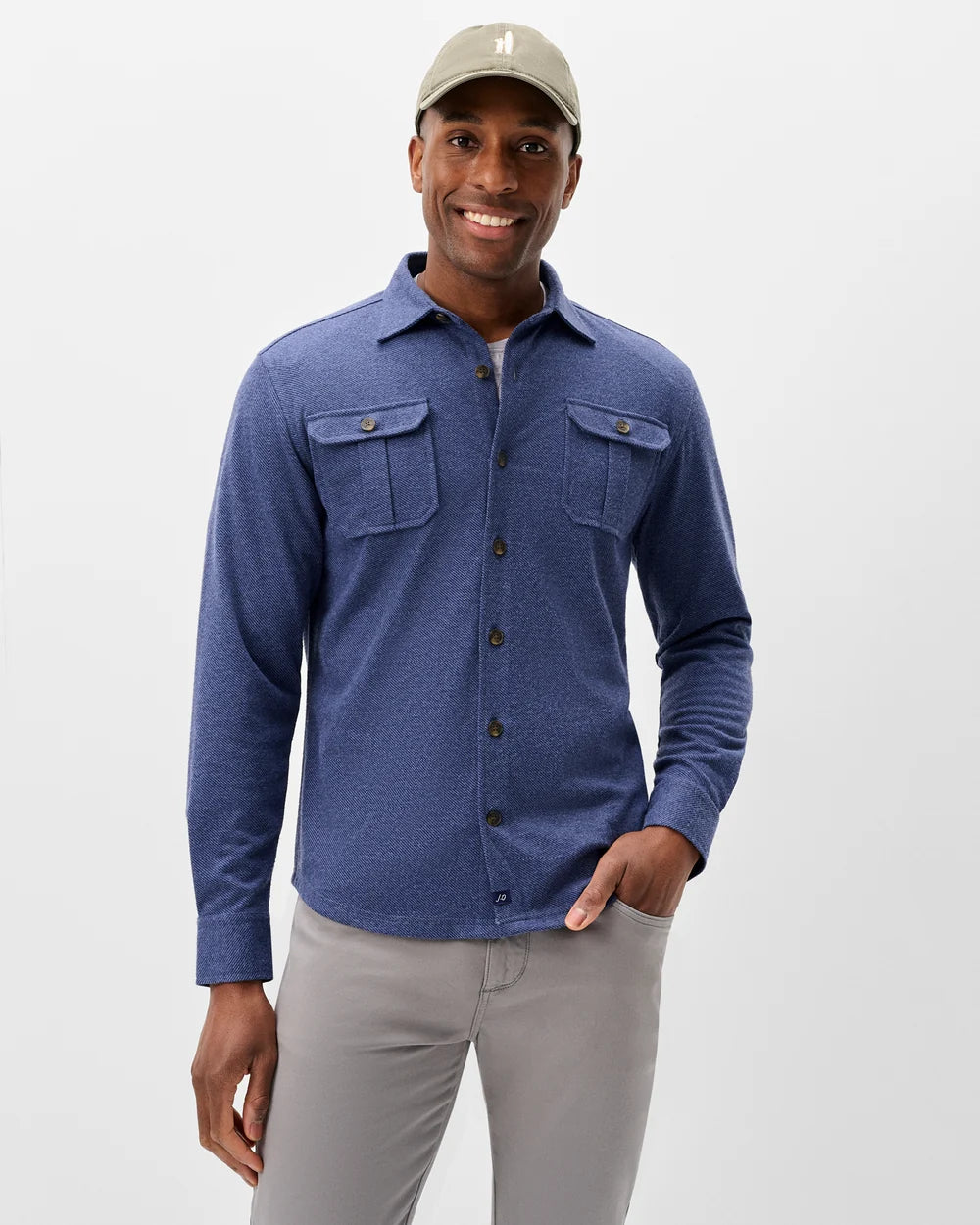 SEQUOIA TWILL SHIRT (TWILIGHT) - JOHNNIE-O