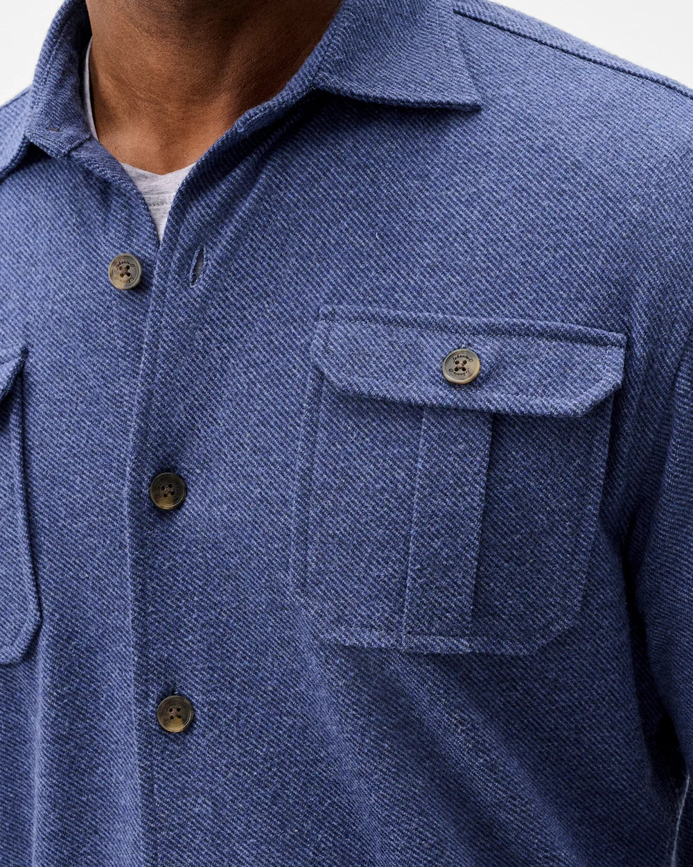 SEQUOIA TWILL SHIRT (TWILIGHT) - JOHNNIE-O
