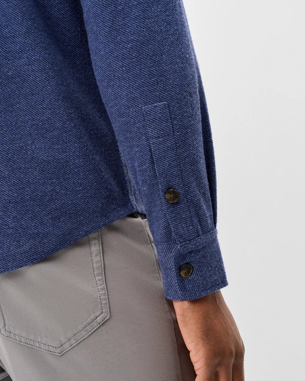 SEQUOIA TWILL SHIRT (TWILIGHT) - JOHNNIE-O