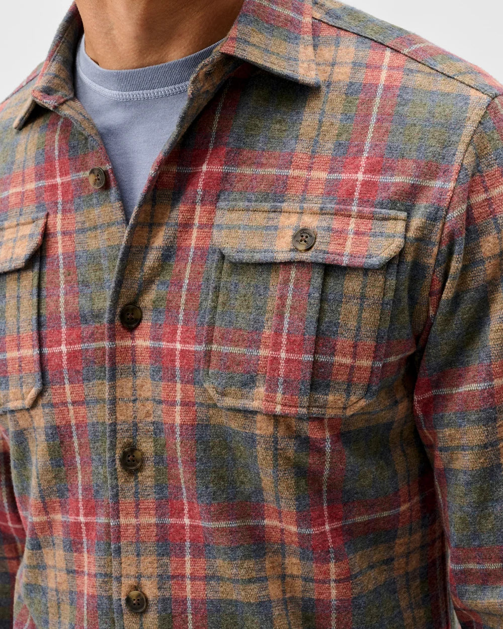 YULE TARTAN SHIRT (FOREST) - JOHNNIE-O