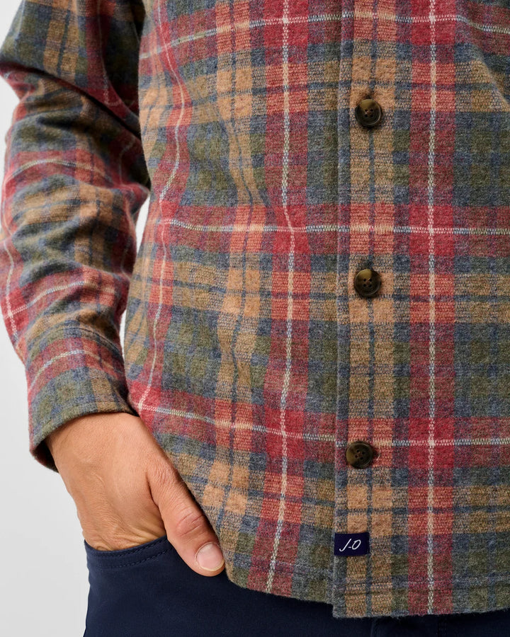 YULE TARTAN SHIRT (FOREST) - JOHNNIE-O