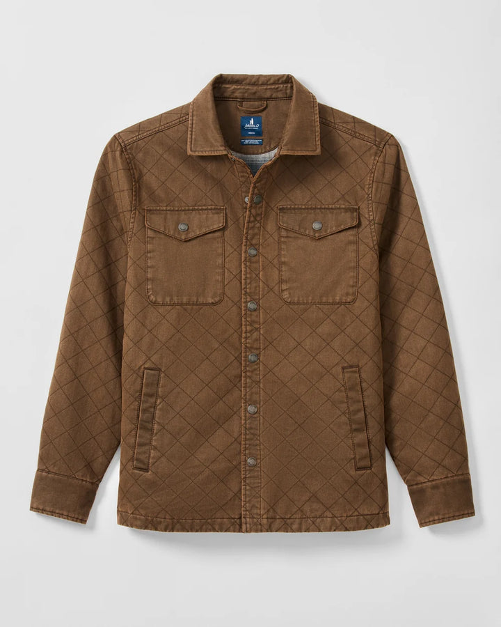 QUILTED CHORE JACKET (RUSSET) - JOHNNIE-O