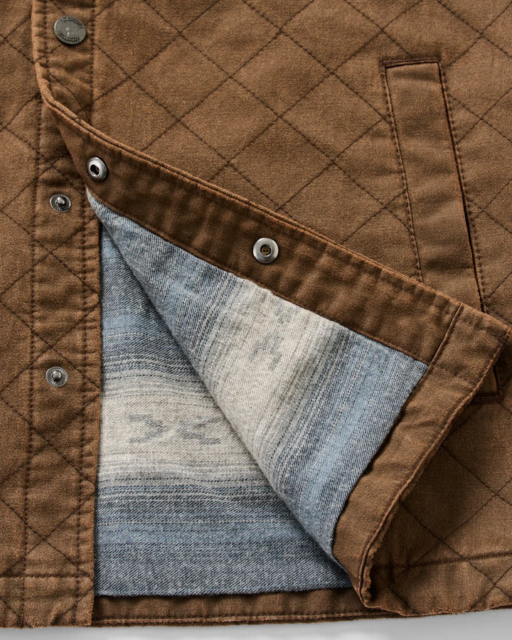 QUILTED CHORE JACKET (RUSSET) - JOHNNIE-O