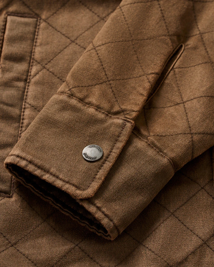QUILTED CHORE JACKET (RUSSET) - JOHNNIE-O