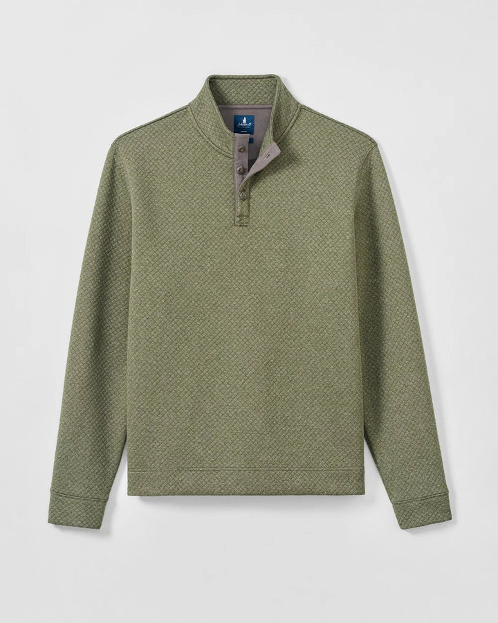 ROCKWELLS BUTTON PULLOVER (FOREST) - JOHNNIE-O