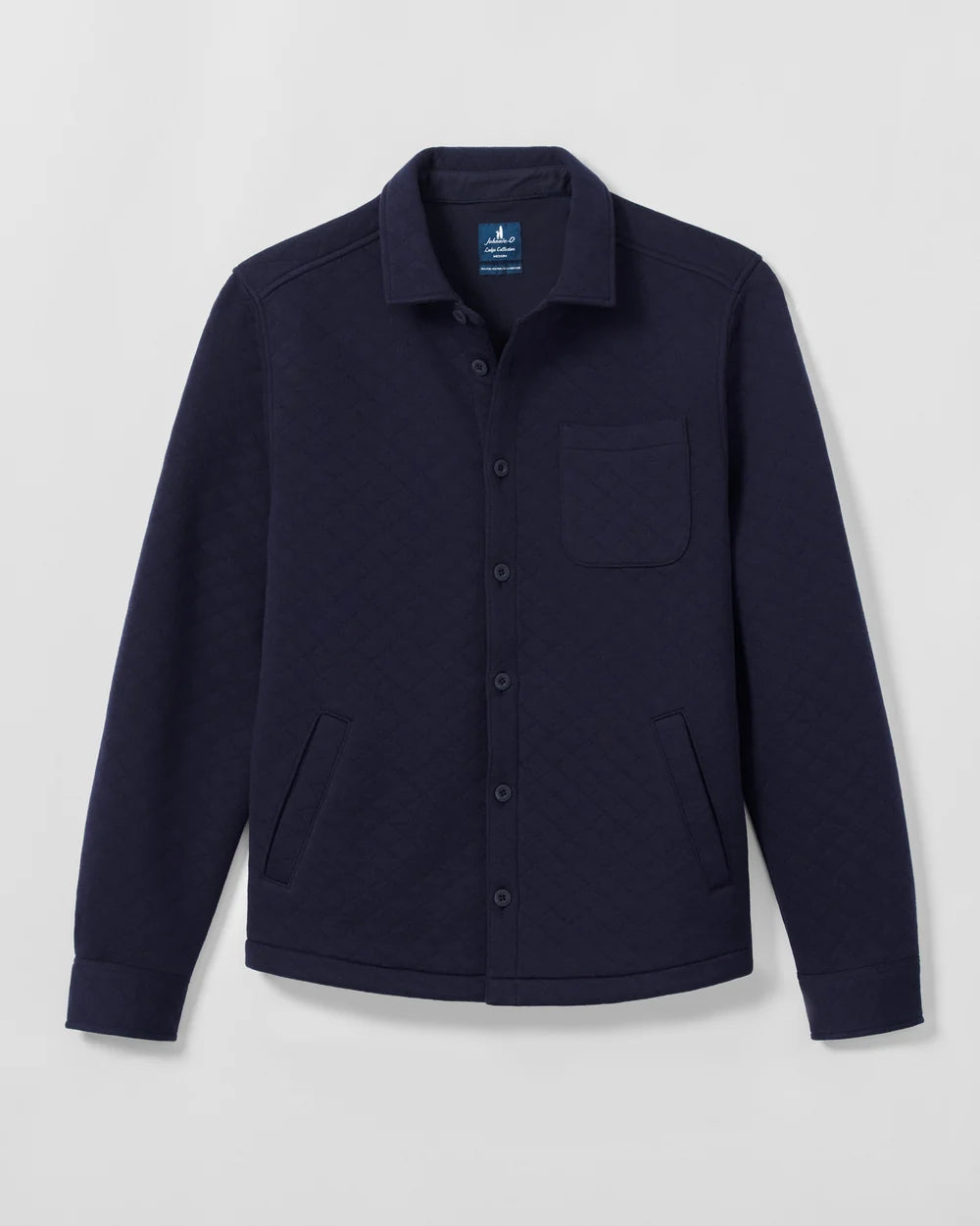 STOWE QUILTED SHACKET (NAVY) - JOHNNIE-O