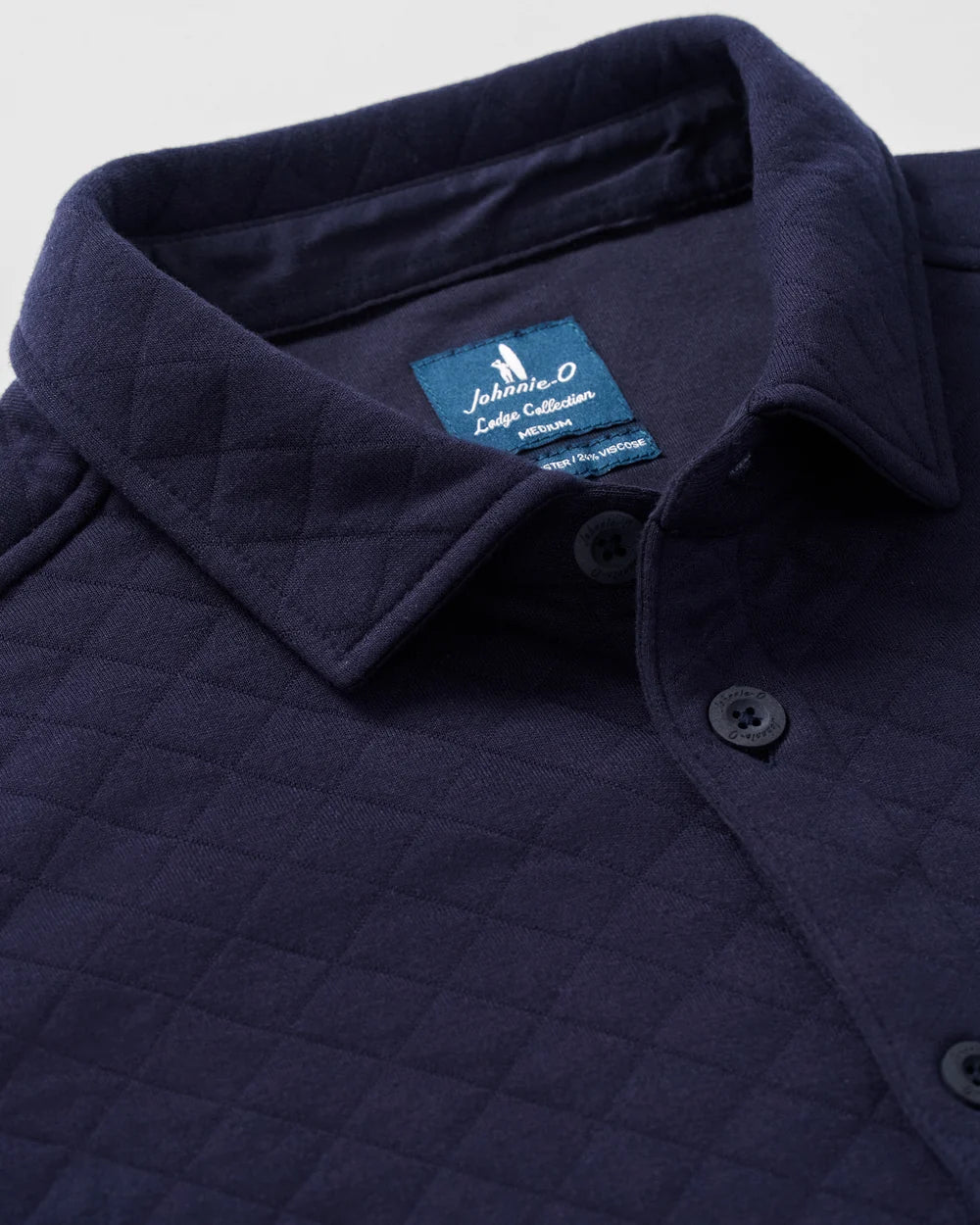 STOWE QUILTED SHACKET (NAVY) - JOHNNIE-O