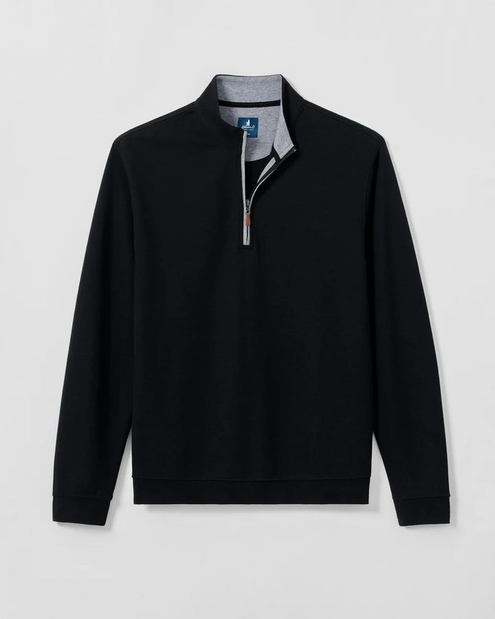 SULLY 1/4 SWEATER (BLACK)- JOHNNIE-O