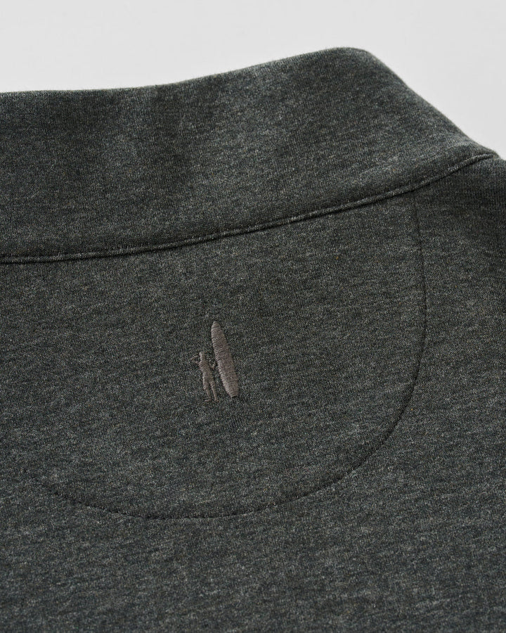 SULLY 1/4 SWEATER (HEATHER BLACK) - JOHNNIE-O