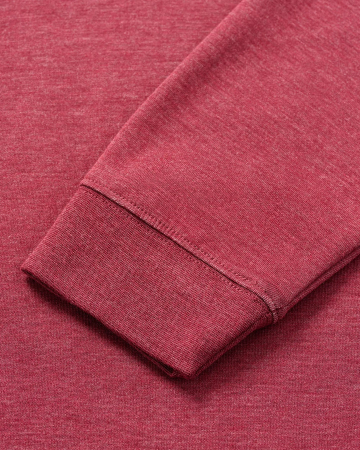 SULLY 1/4 ZIP SWEATER (PORT) - JOHNNIE-O