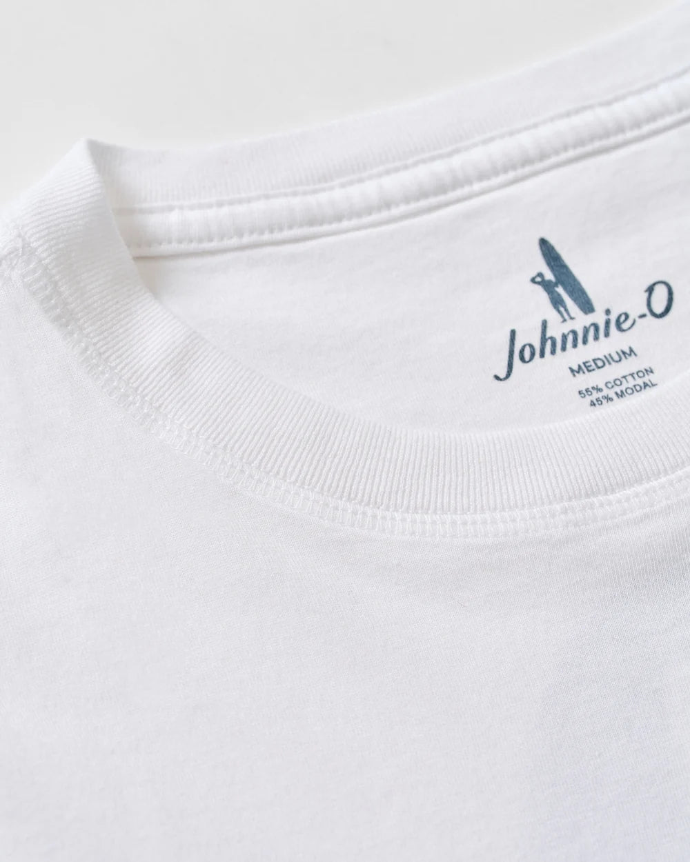 SURFER DUDE LONGSLEEVE TEE (WHITE) - JOHNNIE-O