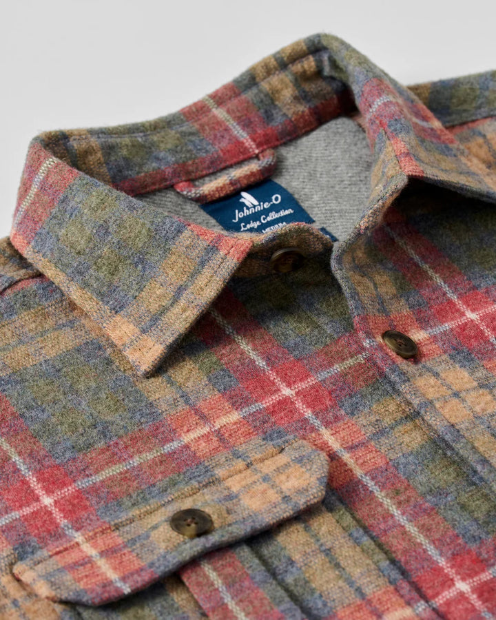 YULE TARTAN SHIRT (FOREST) - JOHNNIE-O
