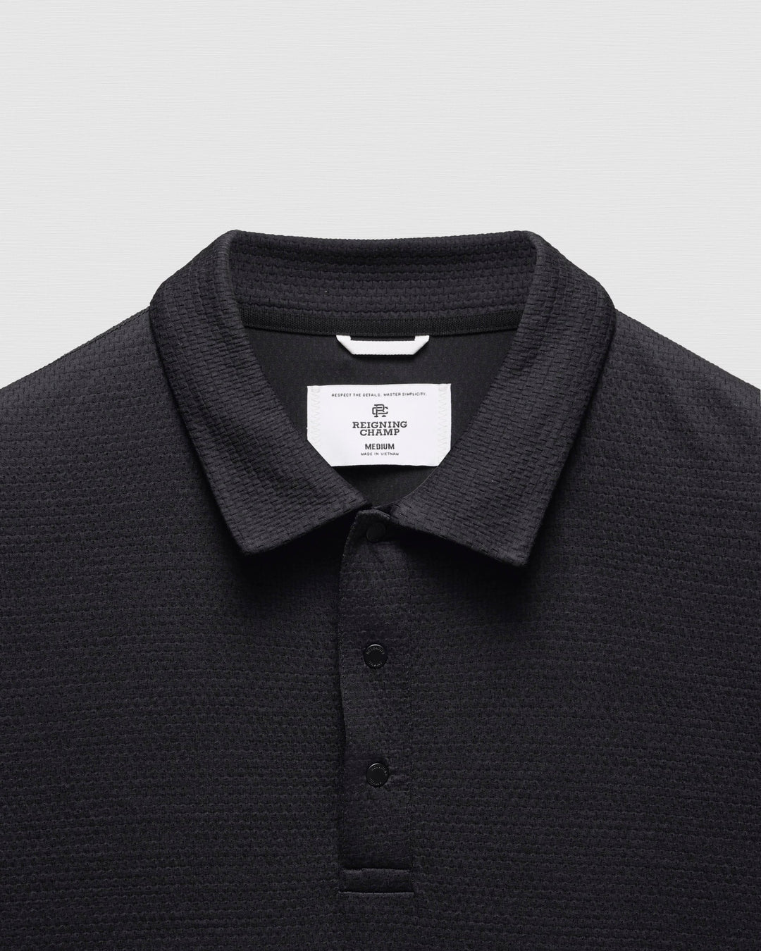 SOLOTEX TIEBREAK STANDARD POLO (BLACK) - REIGNING CHAMP