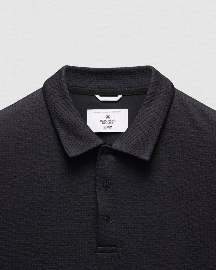 SOLOTEX TIEBREAK STANDARD POLO (BLACK) - REIGNING CHAMP