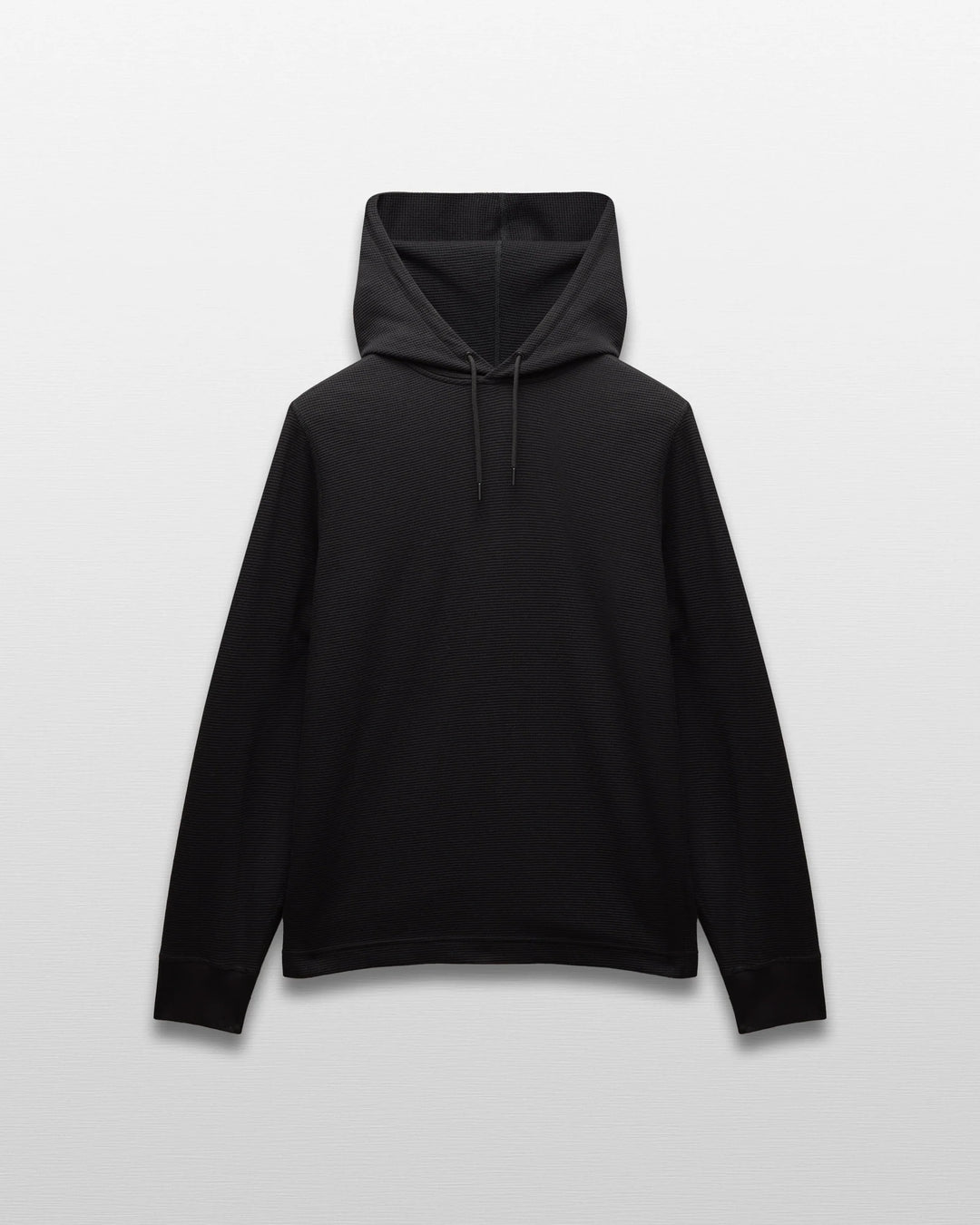 WAFFLE HOODIE (BLACK) - REIGNING CHAMP