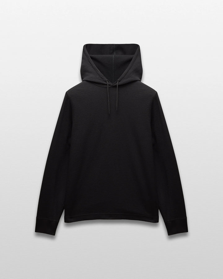 WAFFLE HOODIE (BLACK) - REIGNING CHAMP