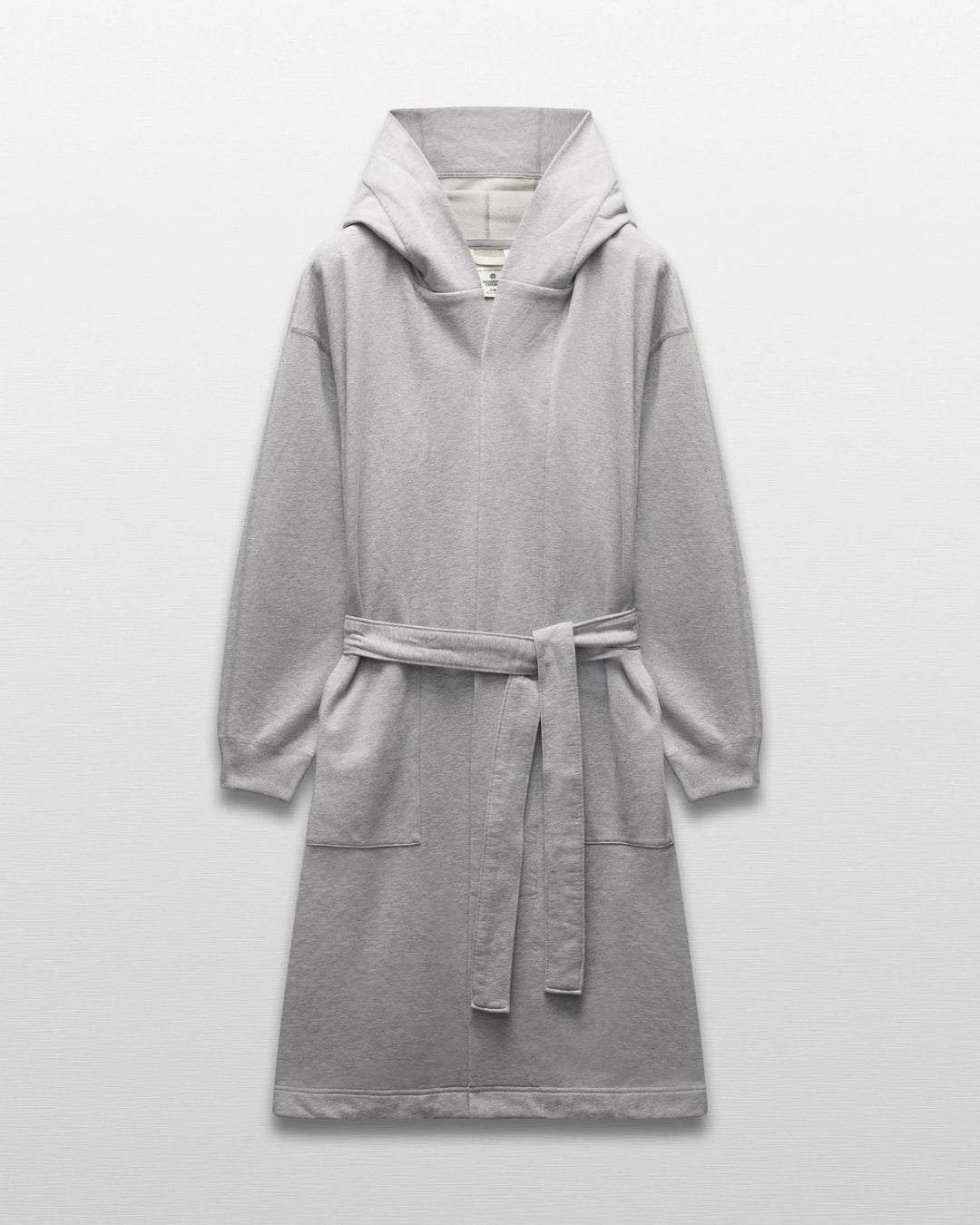 MIDWEIGHT TERRY HOODED ROBE (HEATHER GREY) - REIGNING CHAMP