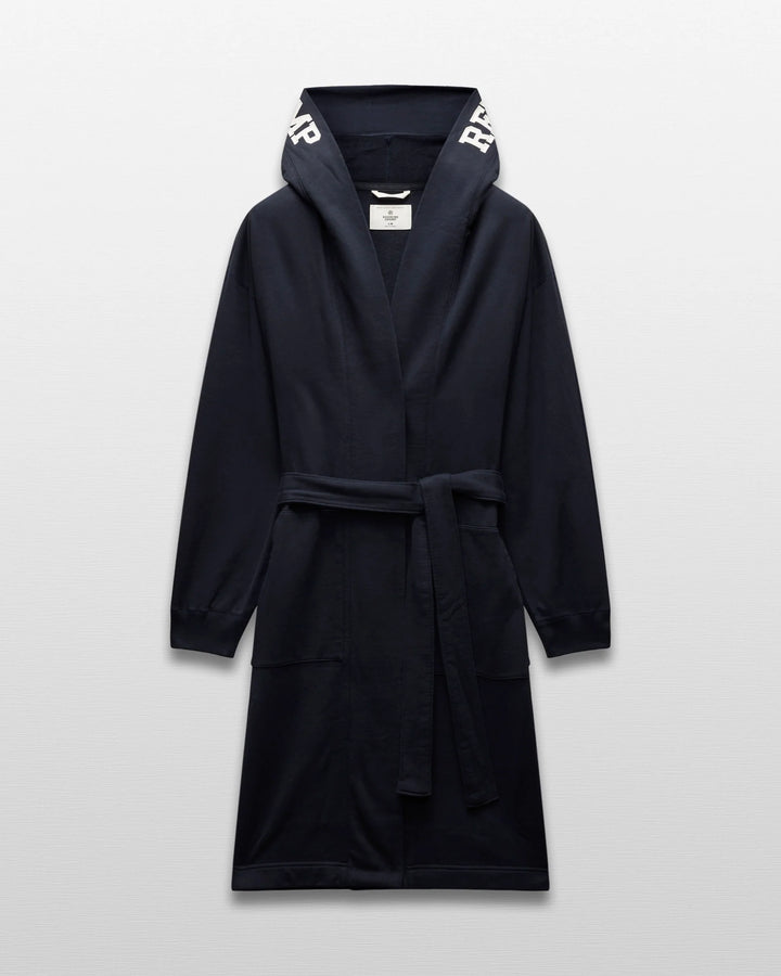 MIDWEIGHT TERRY LOGO ROBE (NAVY) - REIGNING CHAMP