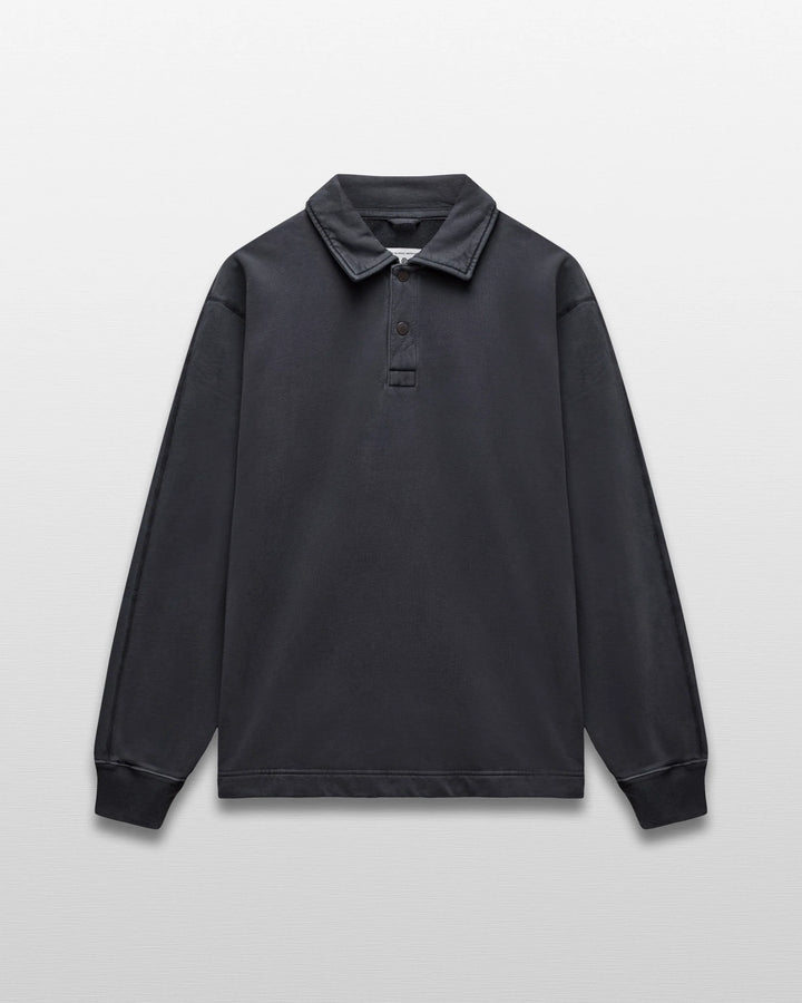 MIDWEIGHT FADEAWAY RUGBY SWEATSHIRT (FADED NAVY) - REIGNING CHAMP
