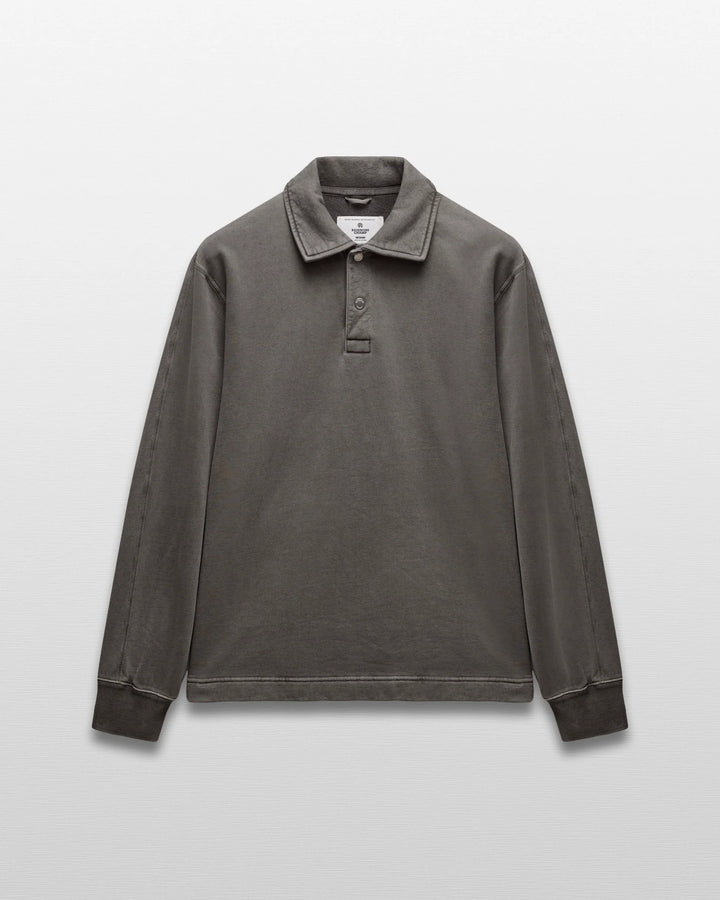 MIDWEIGHT FADEAWAY RUGBY SWEATSHIRT (FADED STONE) - REIGNING CHAMP