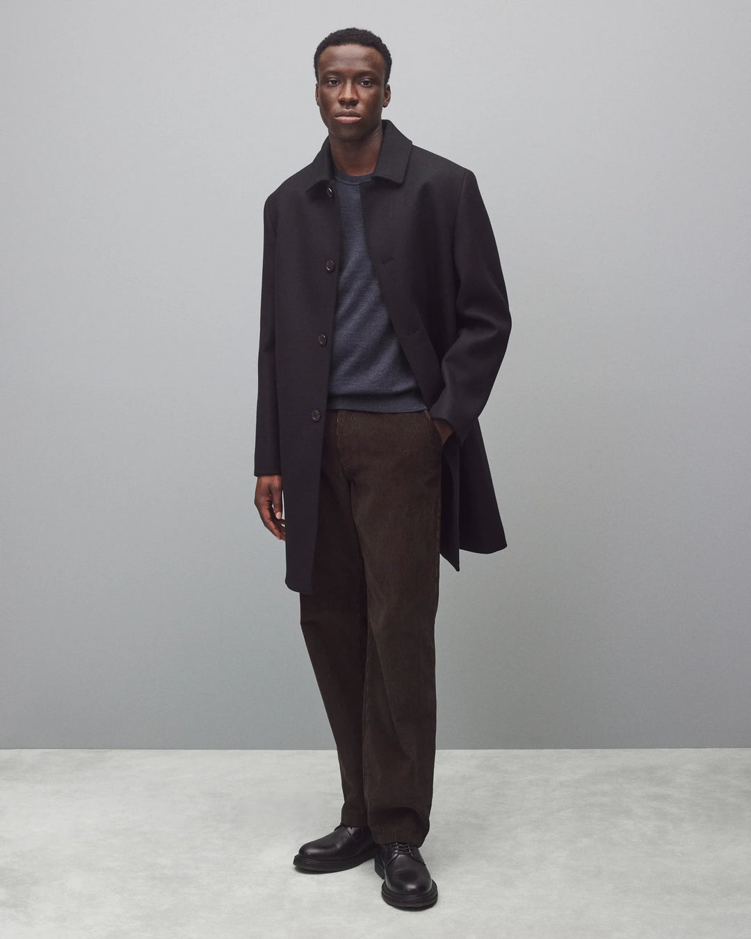 WOOL SCOUT COAT (BLACK) - REIGNING CHAMP