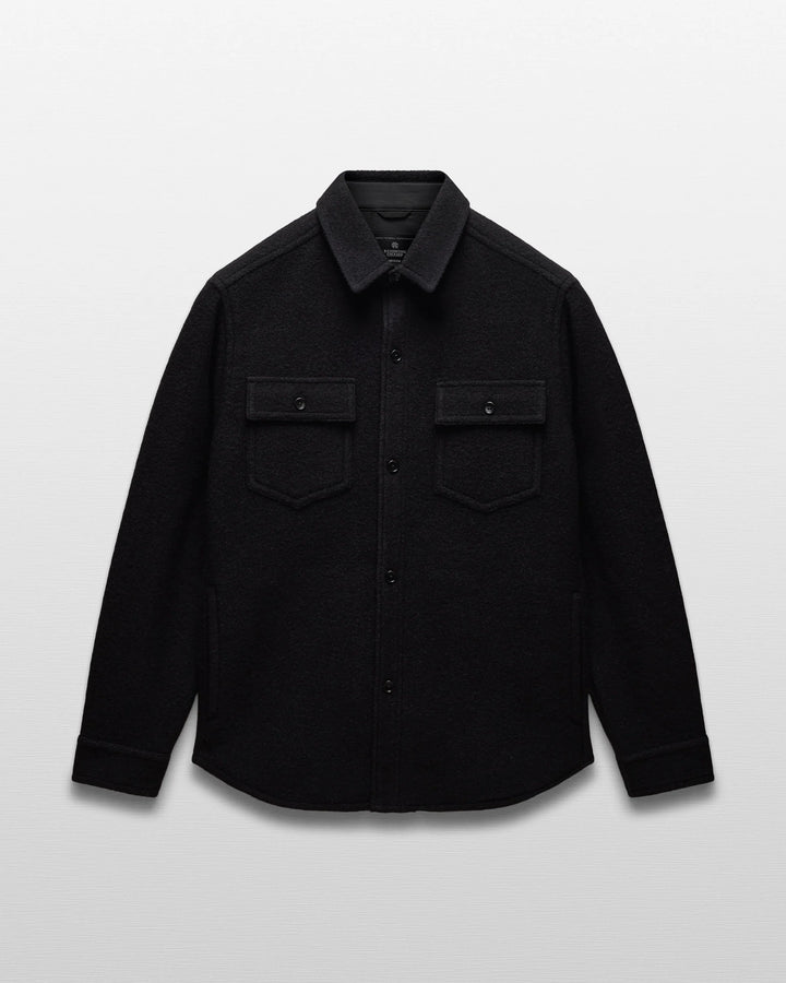 WARDEN STANDARD OVERSHIRT (BLACK) - REIGNING CHAMP