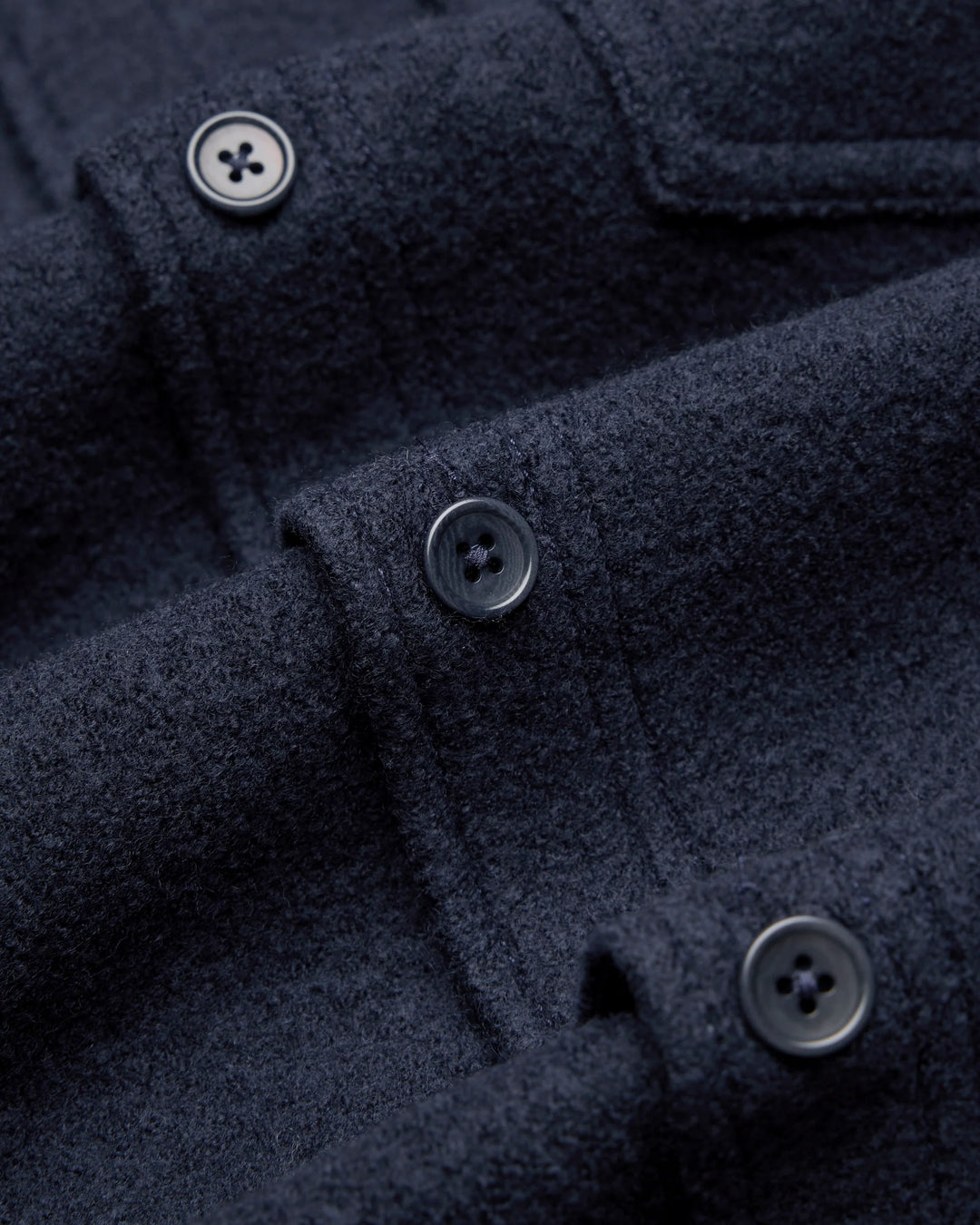 WOOL WARDEN OVERSHIRT (NAVY) - REIGNING CHAMP