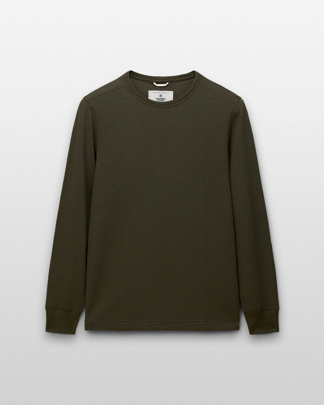 LIGHTWEIGHT WAFFLE LONGSLEEVE (OLIVE) - REIGNING CHAMP