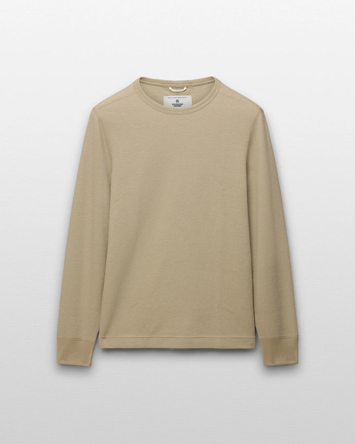 LIGHTWEIGHT WAFFLE LONGSLEEVE (SAND) - REIGNING CHAMP