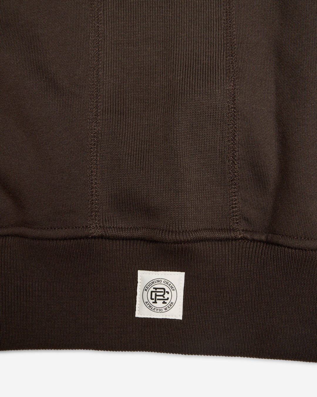 MIDWEIGHT STANDARD BUTTON MOCKNECK (COFFEE) - REIGNING CHAMP
