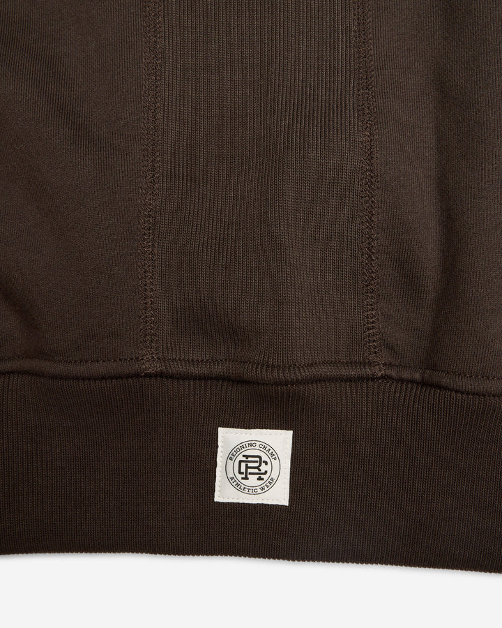 MIDWEIGHT STANDARD BUTTON MOCKNECK (COFFEE) - REIGNING CHAMP