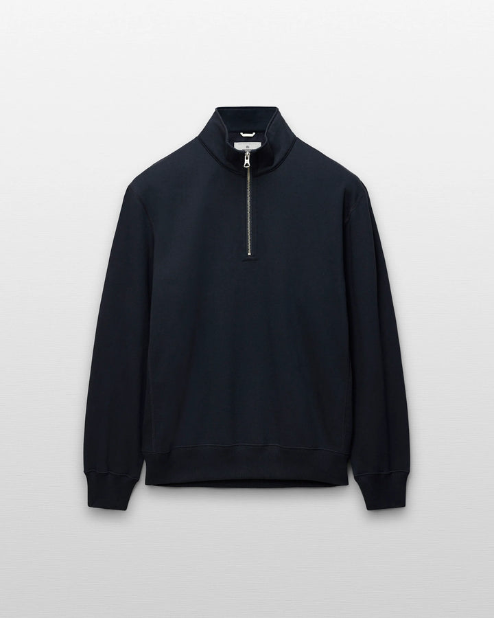 BRUSHED FLEECE QUARTER ZIP (NAVY) - REIGNING CHAMP