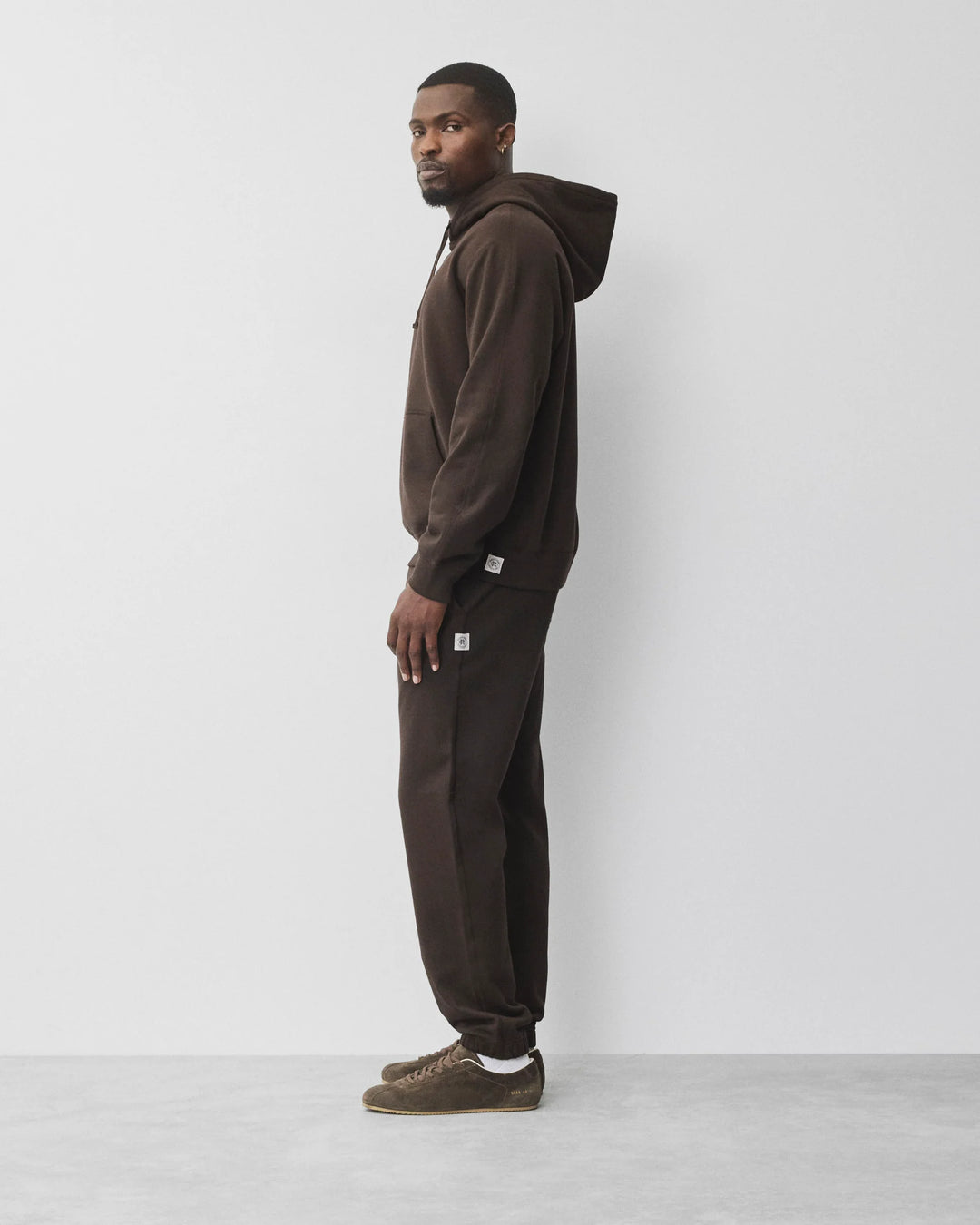 MIDWEIGHT STANDARD HOODIE (COFFEE) - REIGNING CHAMP