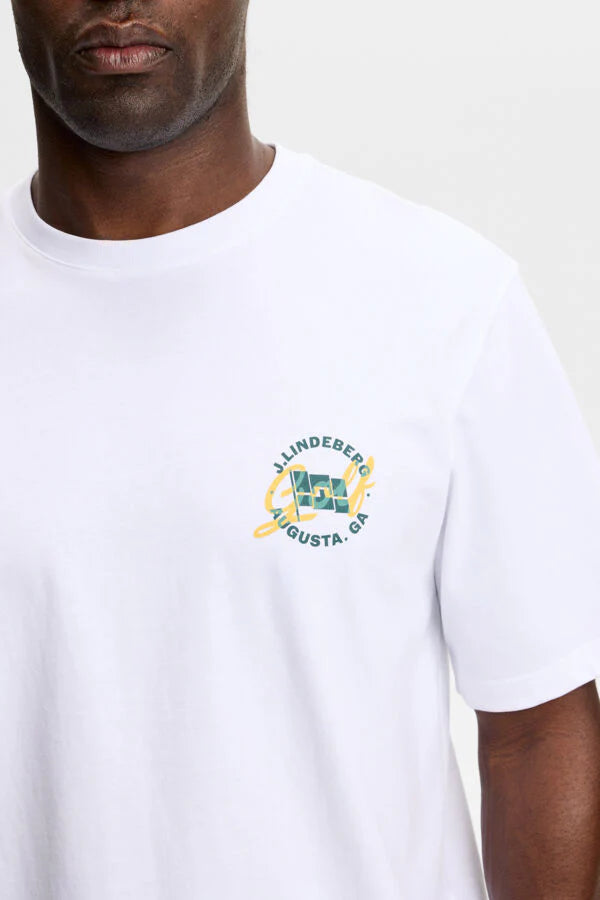 PARCIE TOUR TEE (WHITE) - J LINDEBERG