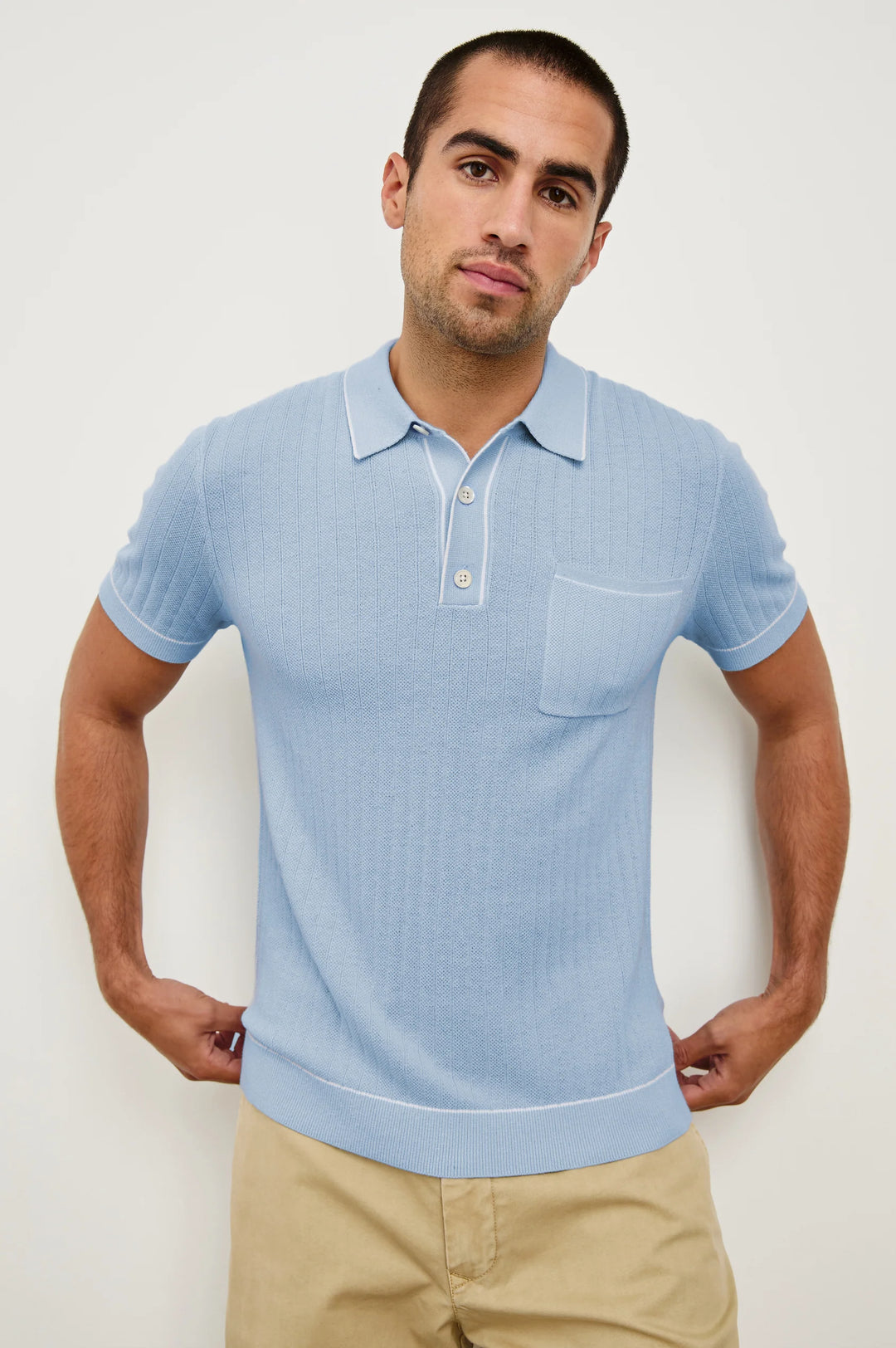 HARDY POLO SHIRT (LIGHT BLUE) - RAILS