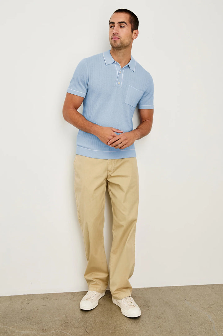 HARDY POLO SHIRT (LIGHT BLUE) - RAILS