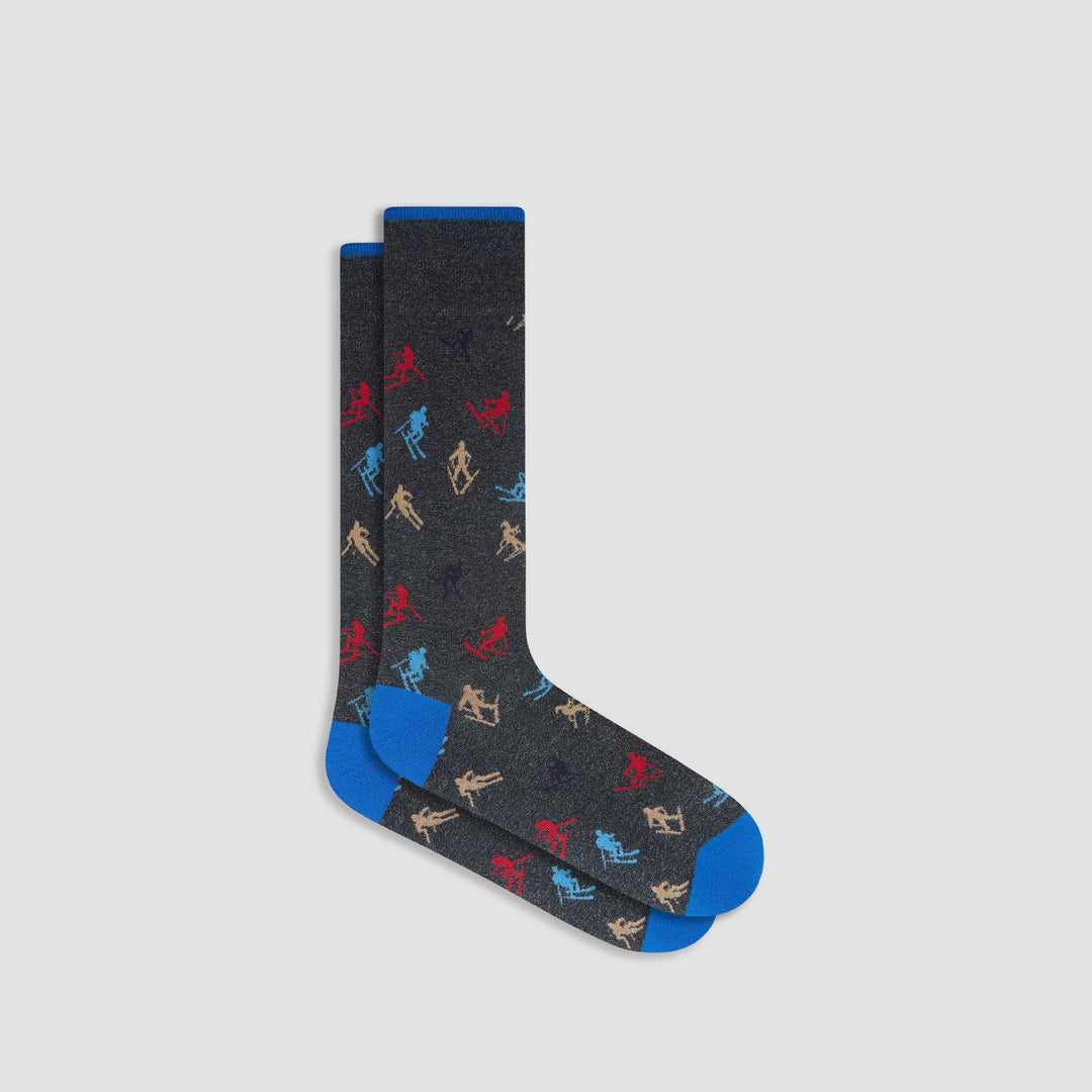 DRESS SOCKS SKI (BLACK) - BUGATCHI