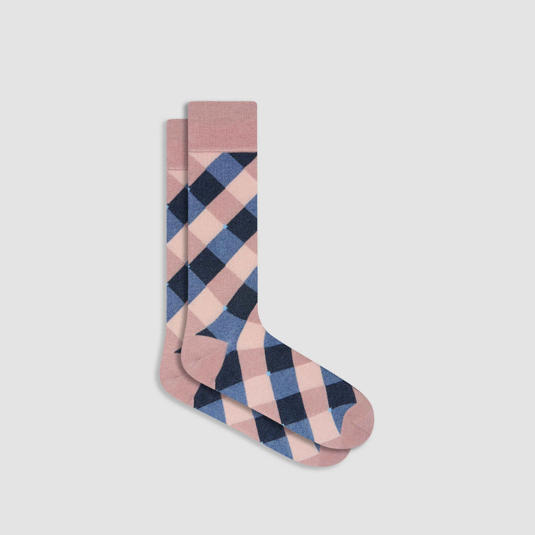 DRESS SOCKS ABSTRACT (ROSE) - BUGATCHI