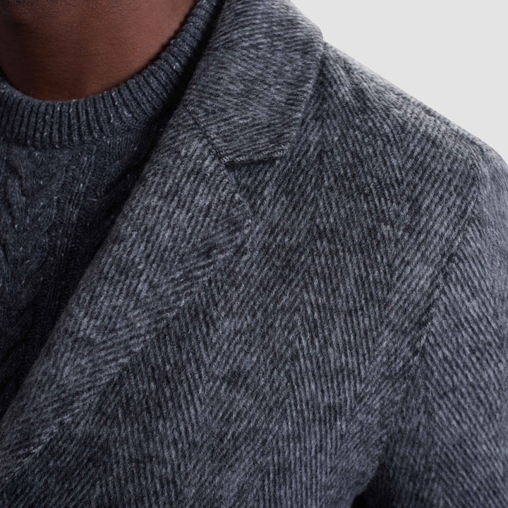 WOOL CAR COAT - BUGATCHI
